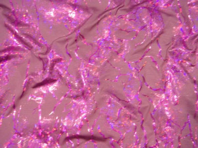 Psychedelic Foil -  4 Way Jersey Stretch
