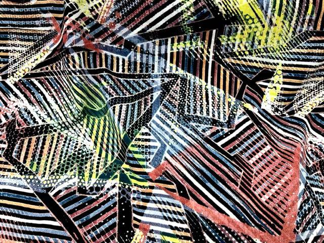 Retro Jazz - Printed Viscose - Cheap Fabrics