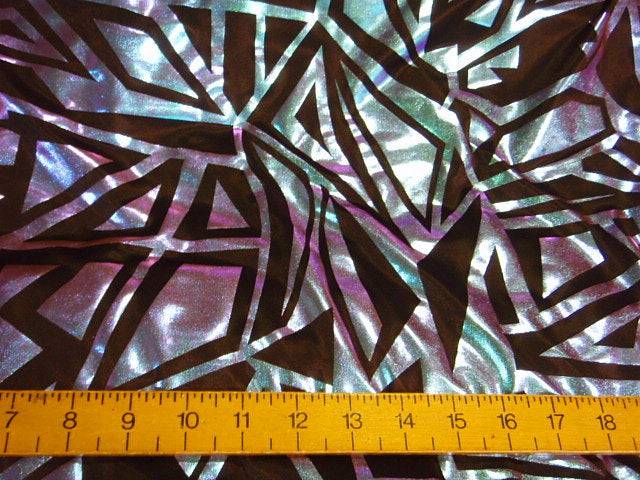 Retro Land - Jersey Foil Fabric