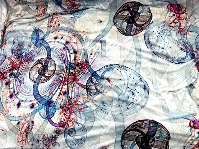 Retro Times -  Printed Lightweight Jersey - Cheap Fabrics