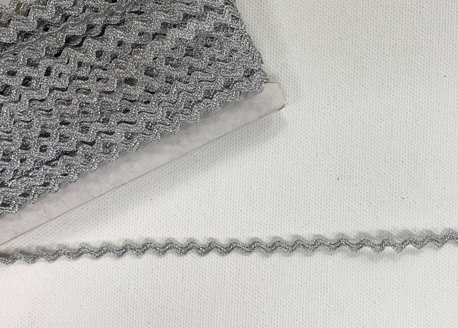 Ric Rac Metallic Trim- END OF LINE - Cheap Fabrics