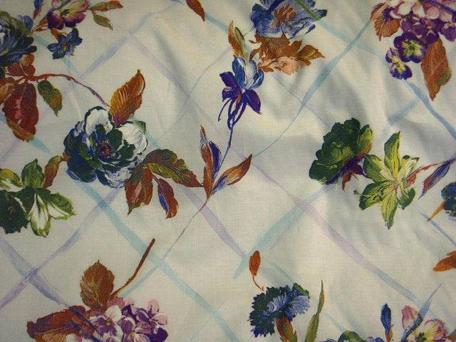 Rose Painted Floral - Pure Cotton Print