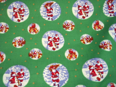 Santa and Snowman - Cotton Poplin Patchwork