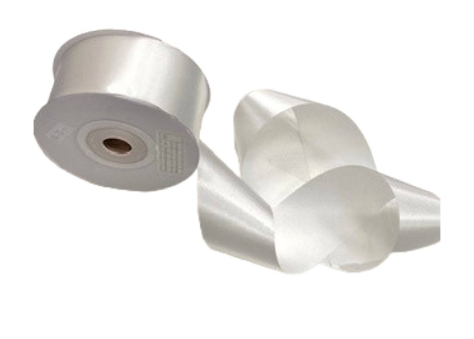 Plain Satin Craft Ribbon - 50mm Wide Width - Cheap Fabrics