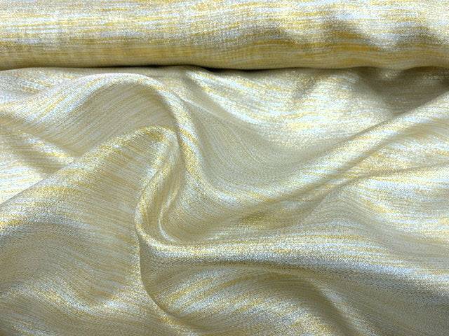 Satin Stripe Metallic Organza - Cheap Fabrics