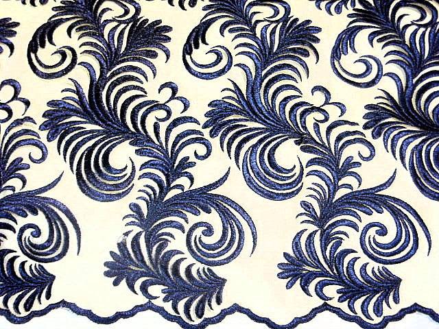 Design 9 - Embroidered Tulle
