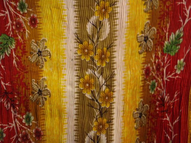 Printed Pleated Chiffon Wrap/Sarong