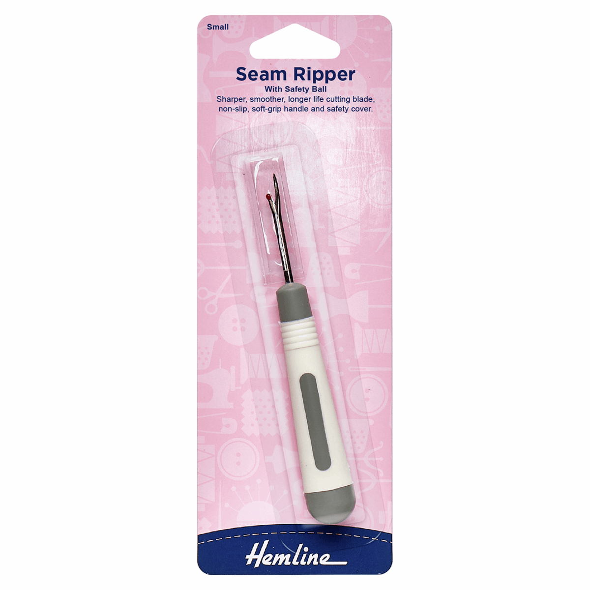 Soft Grip Seam Ripper With Safety Ball