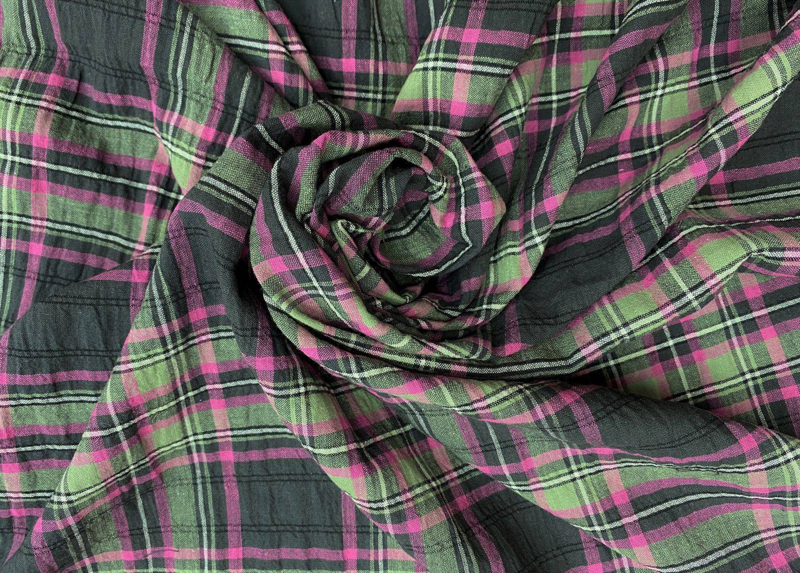 Striped Seersucker Cotton - Cheap Fabrics