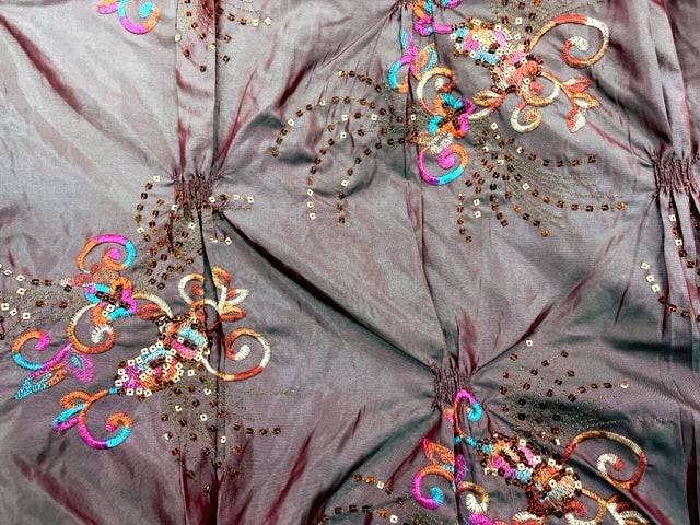 Sequin Embroidered Taffeta - Cheap Fabrics