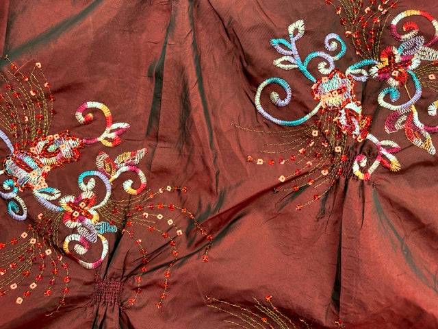 Sequin Embroidered Taffeta - Cheap Fabrics