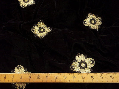 Sequin Embroidered Velvet