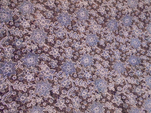 Grey Floral - Printed Crepe