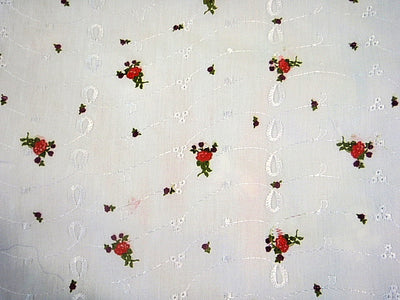 Printed Embroidery Anglais - The Small Flower