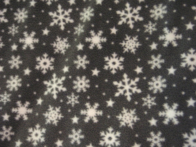 Christmas Snowflakes - Fleece Print