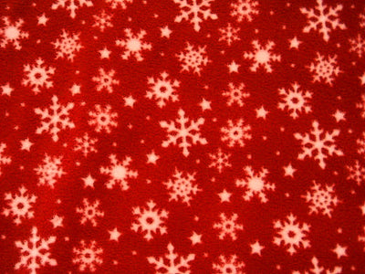 Christmas Snowflakes - Fleece Print