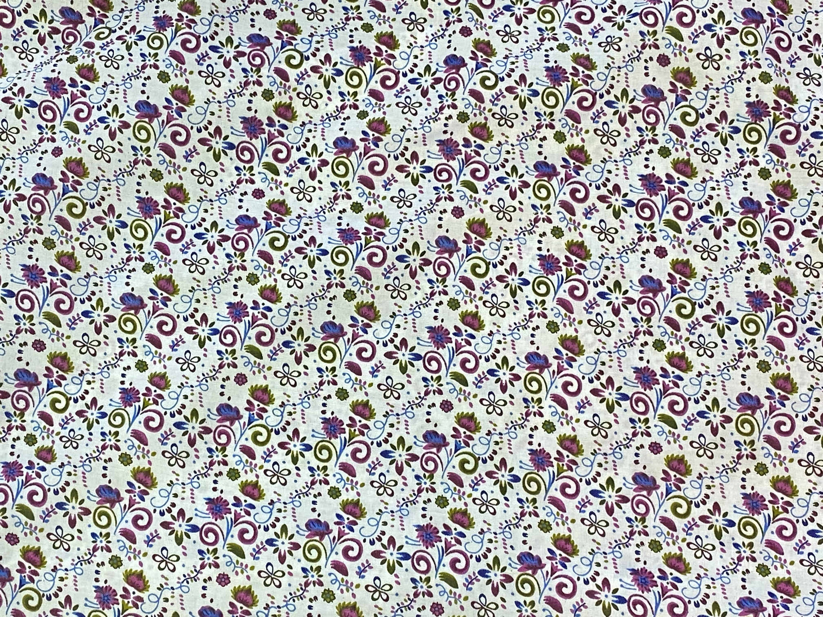 Spring Flower- Poly/Cotton Print