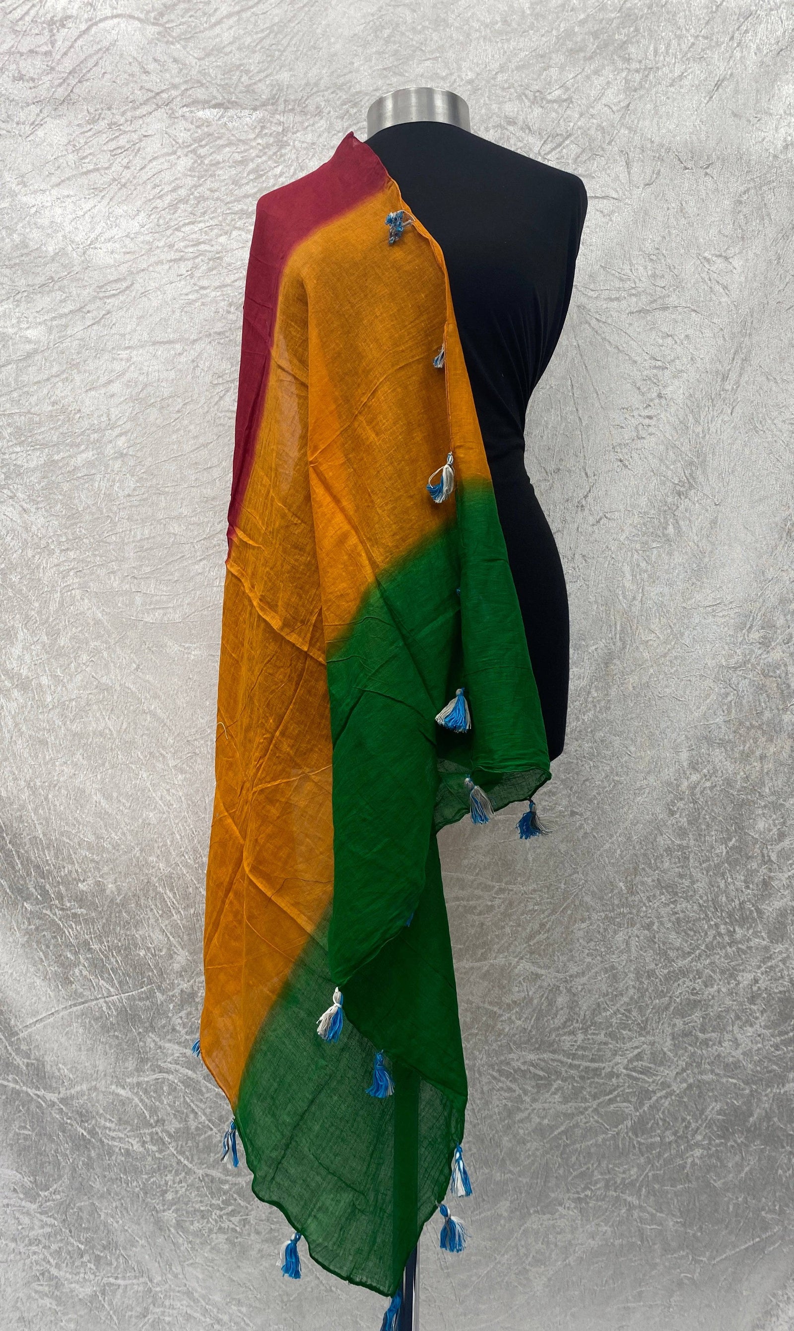 Block colours -  Ethnic Square Scarf