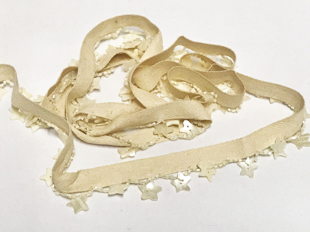 Star Droplet Trim - Cream (Seconds Clearance)
