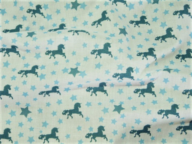 Starry Horses - Poly/Cotton Print