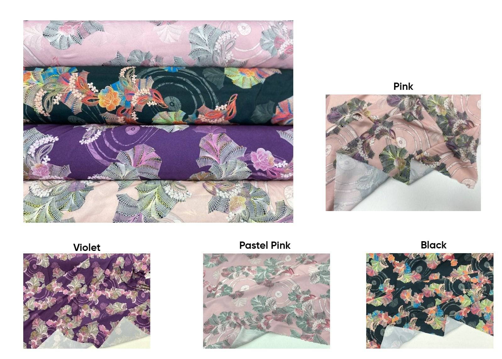 Kimono Art - Stretch Crepe - Cheap Fabrics