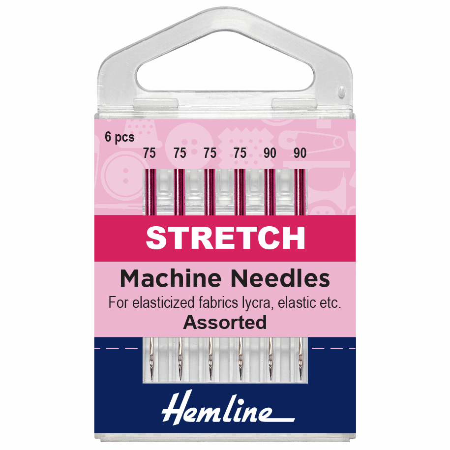 Sewing Machine Needles - Stretch Regular Assortment: 6 Pieces