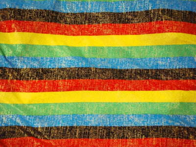 Multi-Striped - Printed Foil Jersey