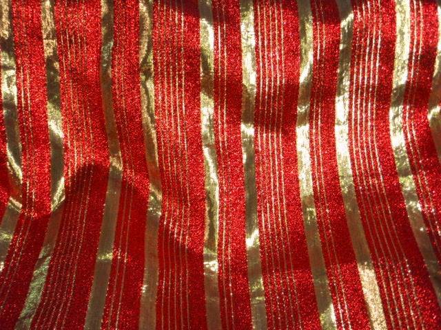 Design 5 - Striped Metallic Brocade