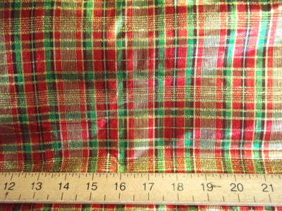 Large Check - Tartan Lame Fabric