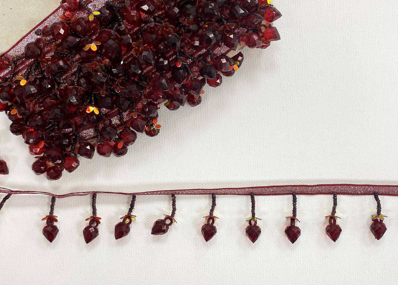 Tassle Trim - Raindrop - Cheap Fabrics