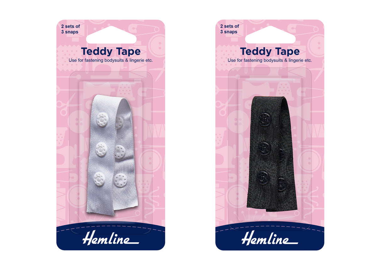 Lingerie/Bodysuits Teddy Tape Snap Fasteners