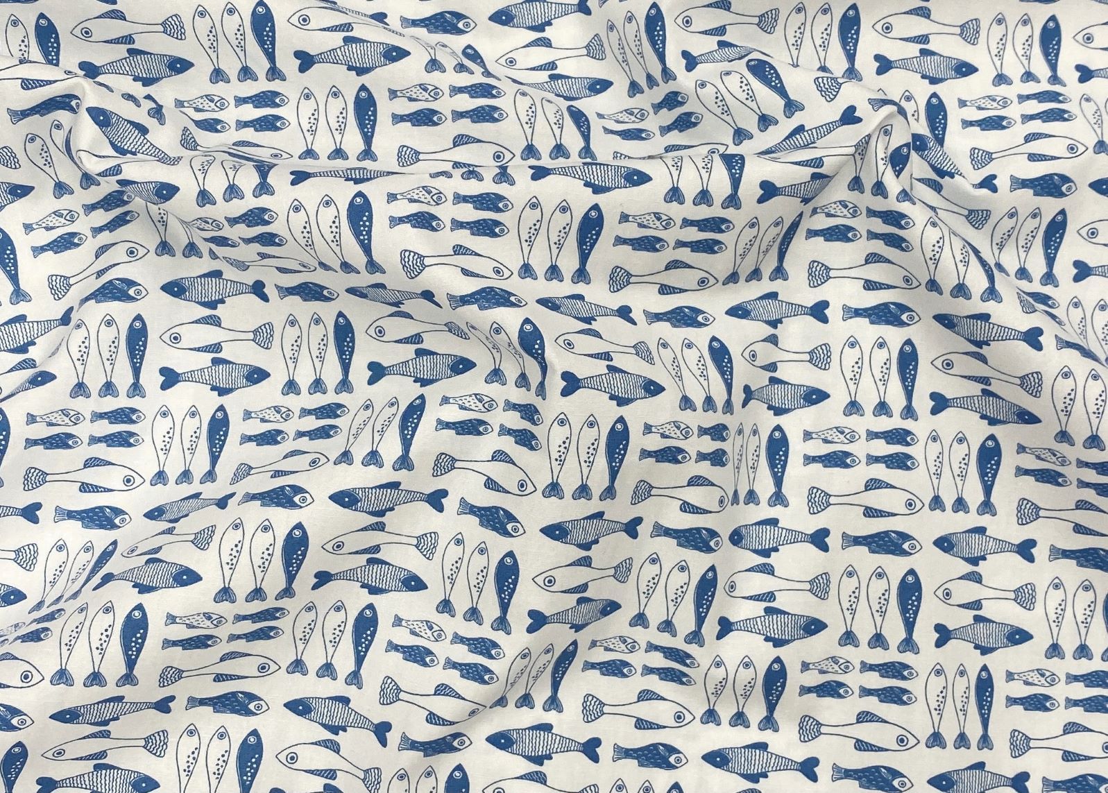 The Fish & Chip Print- Cotton Poplin Patchwork