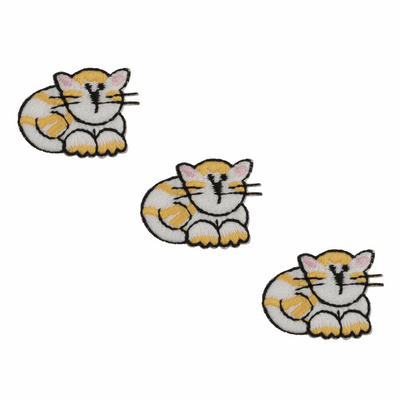 Three Cats - Iron -On & Sew-On