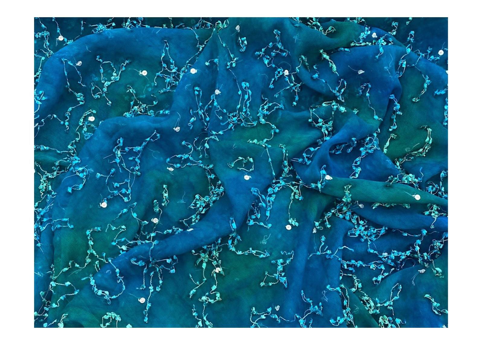 Tie Dyed - Vogue Silk Georgette - Cheap Fabrics