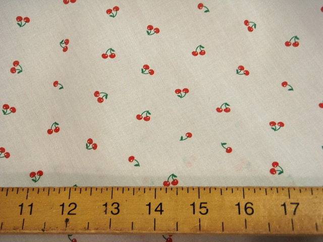 Tiny Cherries - Poly/Cotton Print