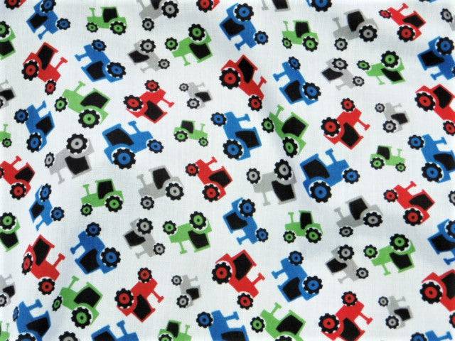 Toy Trucks - Poly/Cotton Print