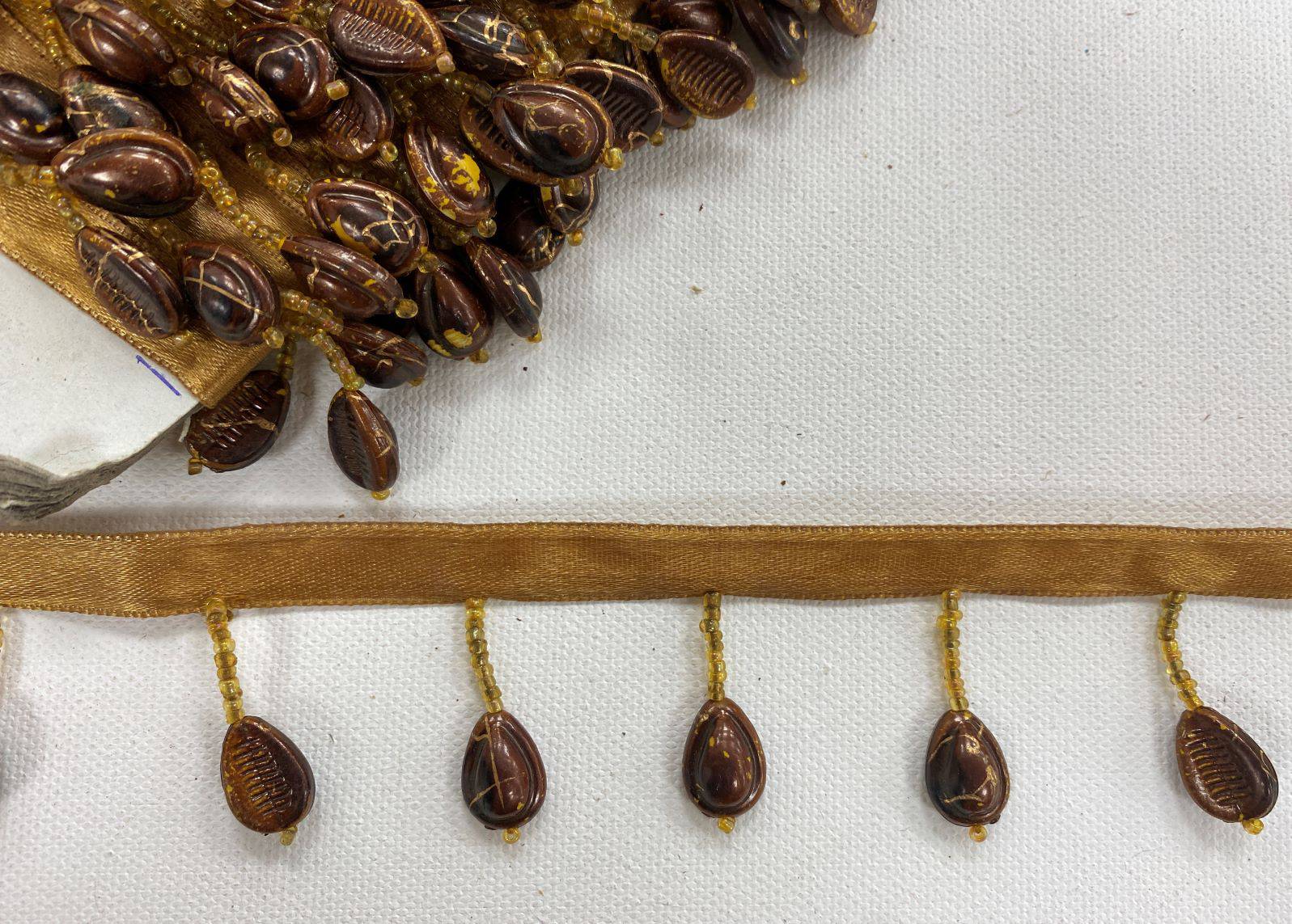 Tribal Bead Tassle Trim - Cheap Fabrics