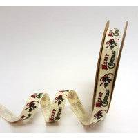 Merry Christmas Festive Ribbon - 15mm