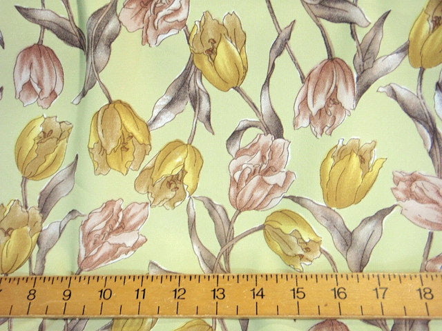Tulip Rush - Printed Crepe