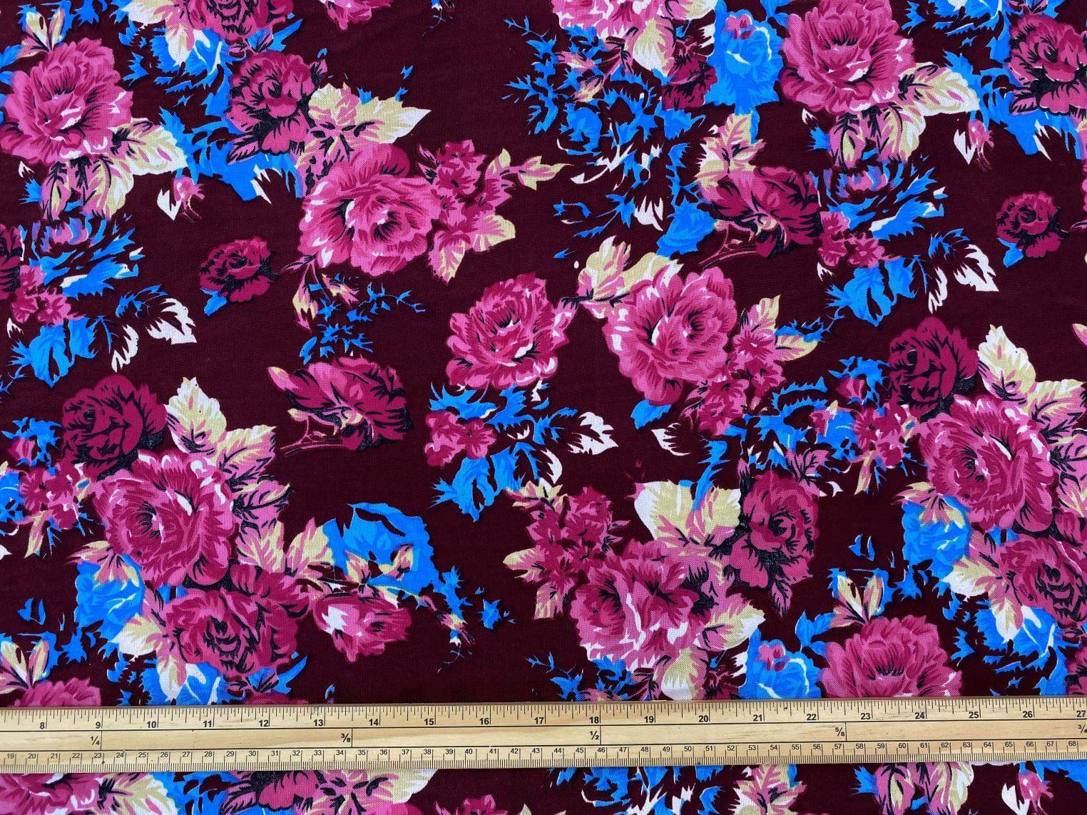 Rose Vine - Oxford Printed Crepe
