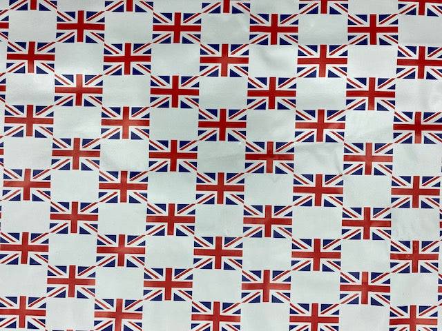 Union Jack Fabric - PVC Tabling - Cheap Fabrics