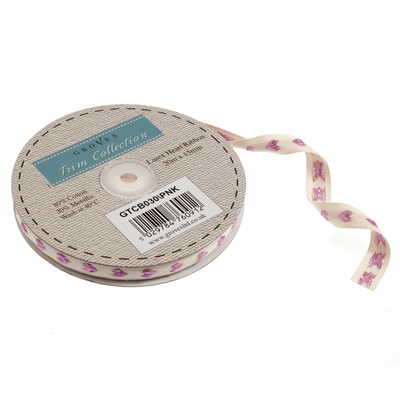 Heart Lurex Ribbon - 15mm