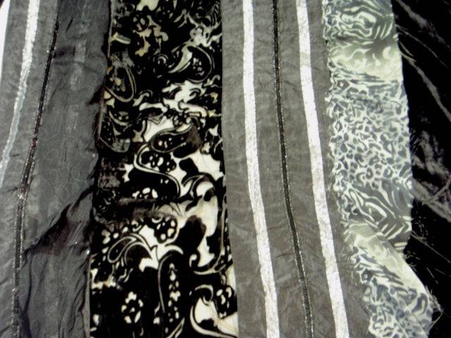 Velvet/Taffeta Patchwork