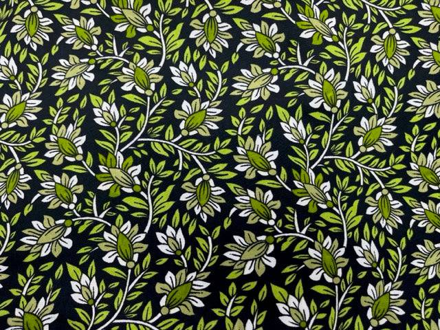 Vibrant Petals - Clearance Printed Crepe - Cheap Fabrics