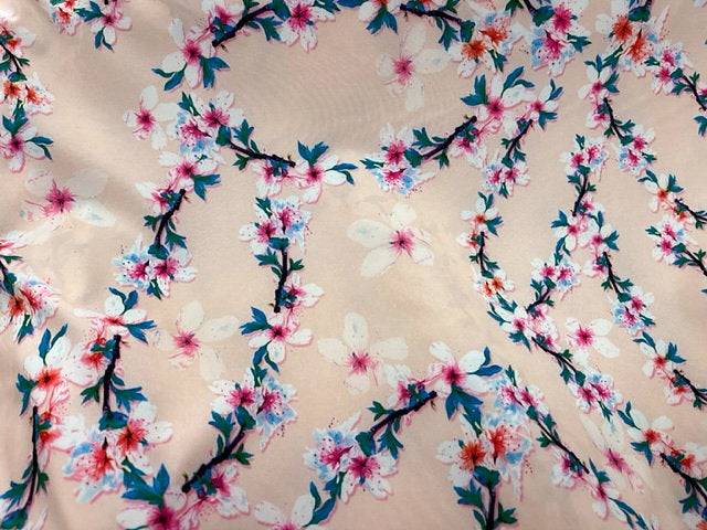 Vines of Love - Stretch Crepe - Cheap Fabrics