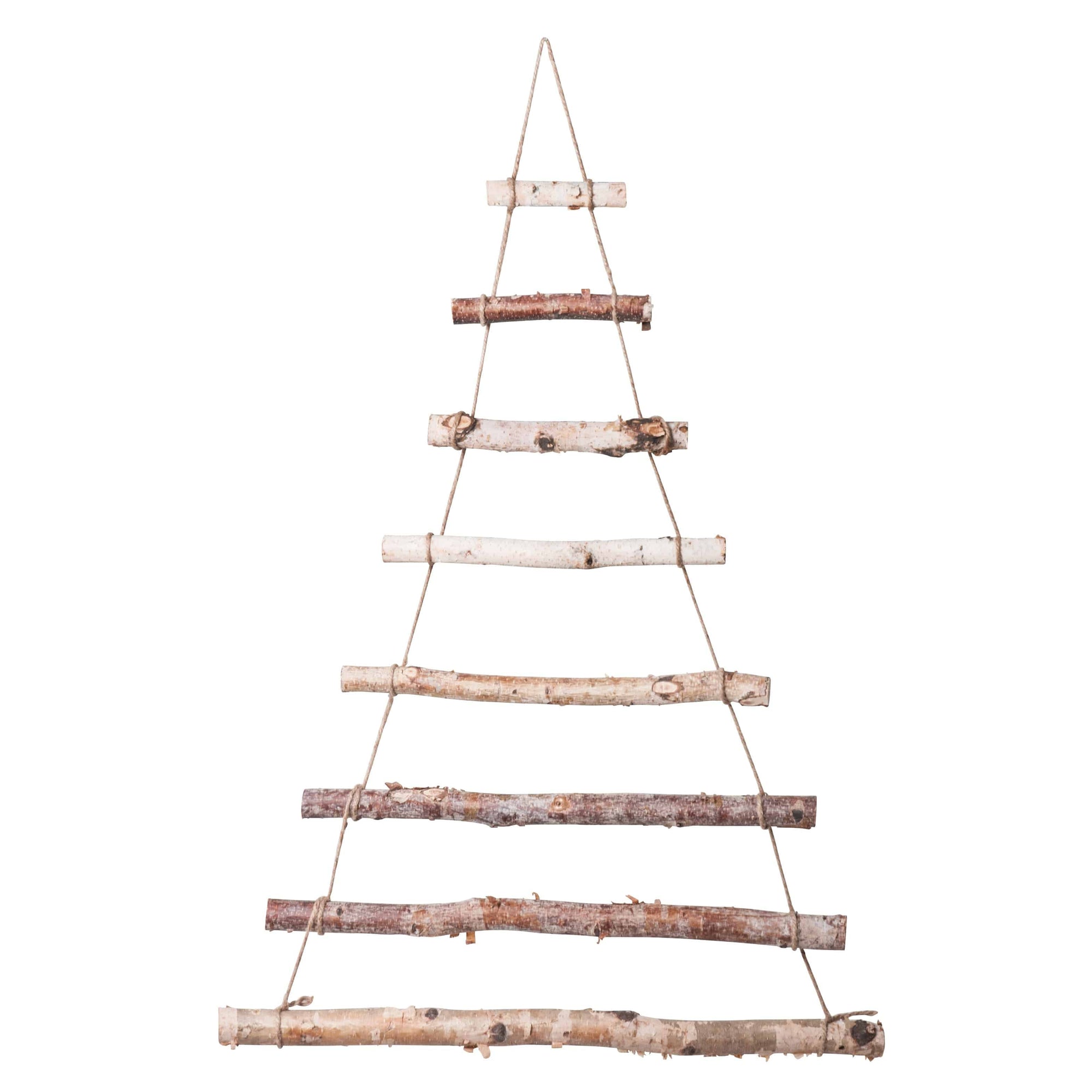 Wall Hanging Christmas Tree Birch Base