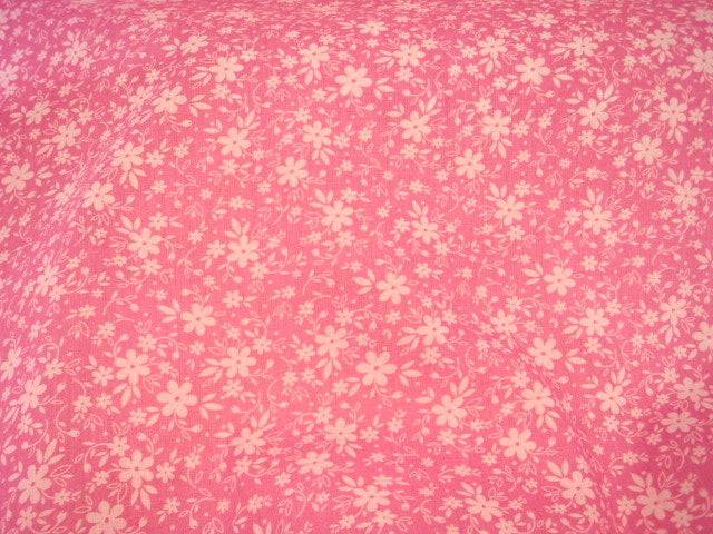 White Daisy Floral - Poly/Cotton Print