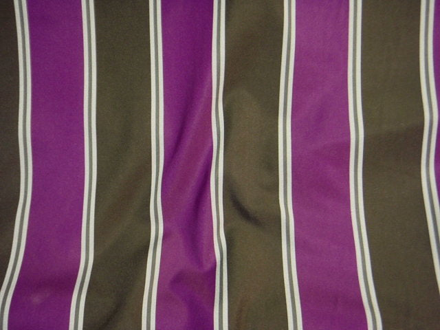 Wide Striped Crepe Fabric
