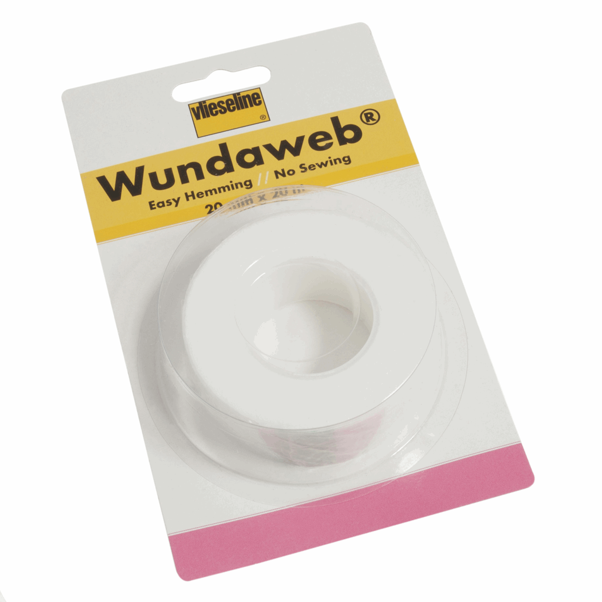 20mm Wide Vilene Wundaweb Easy Hemming Tape Pack