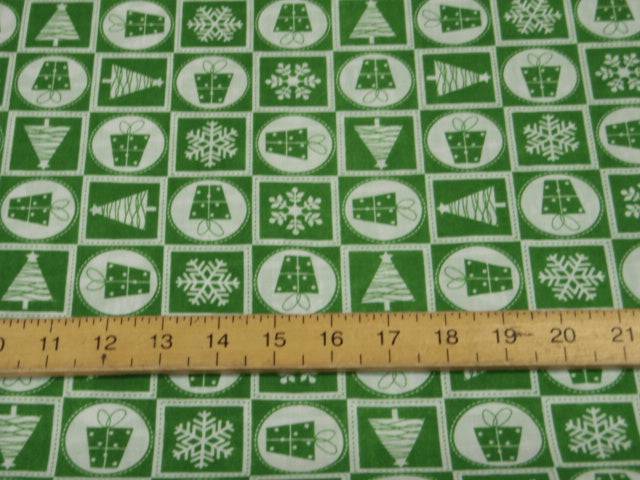 Christmas Giftbox - Poly/Cotton Print